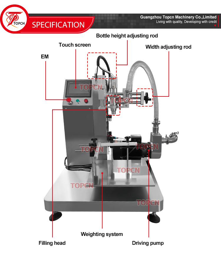 5-20 Liters Liquid Filling Machinery Chemical Oil Fill Semi-automatic Weighing Filling Machine For Liquid