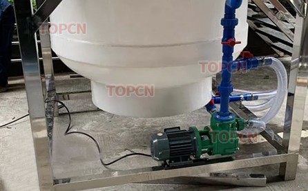 Explosion-proof PP PVC Plastic Mixer Chemical Mixing Vessel Toilet Cleaner  Bleach Making Machine Corrosion Resistant Mixing tank