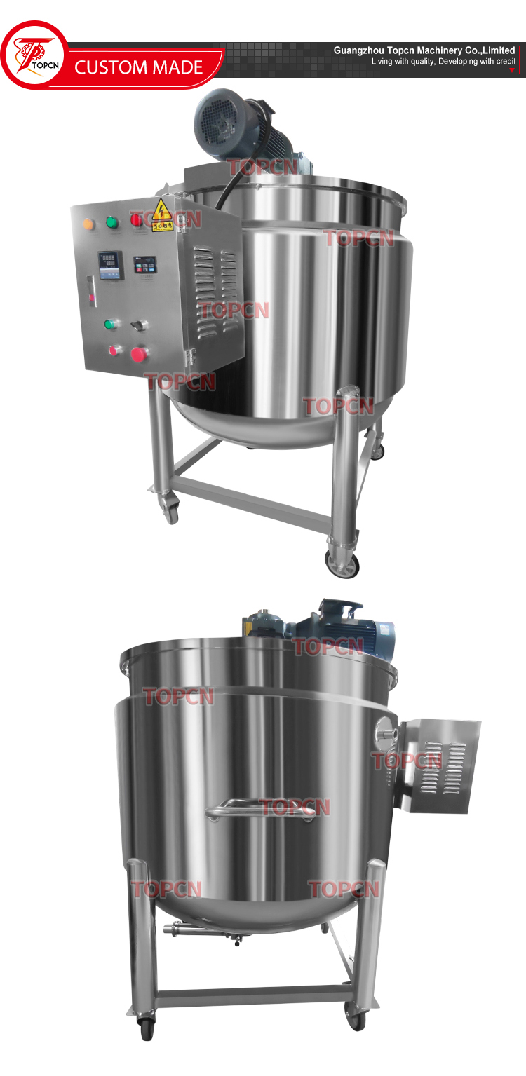 100L 200L 300L 500L 1000L laundry soap shampoo bar heating mixing production equipment industrial chemical cosmetics food mixer tank