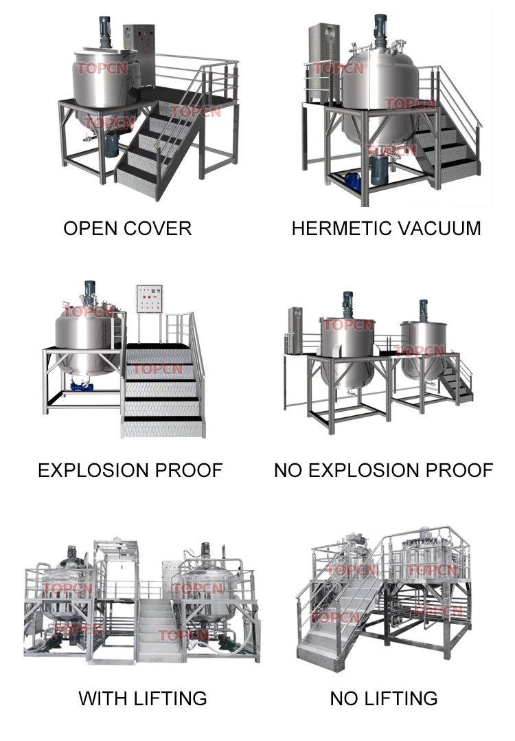 100L 200L 300L 500L 1000L laundry soap shampoo bar heating mixing production equipment industrial chemical cosmetics food mixer tank