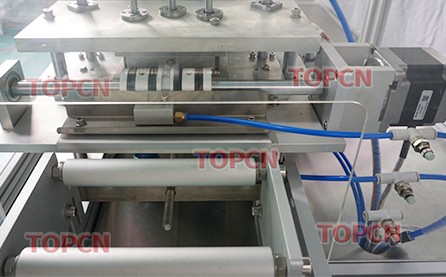 Automatic Toilet Clean Blue Bubble Soap Packaging Machine Square Round Soap Pleat Paper Packaging Machine