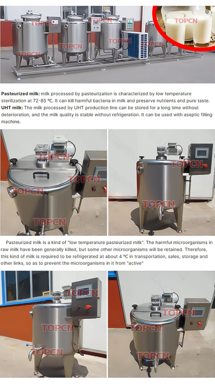 Fresh Milk Pasteurization Equipment Greek Yogurt Production Line Small Scale Yogurt Make Machine