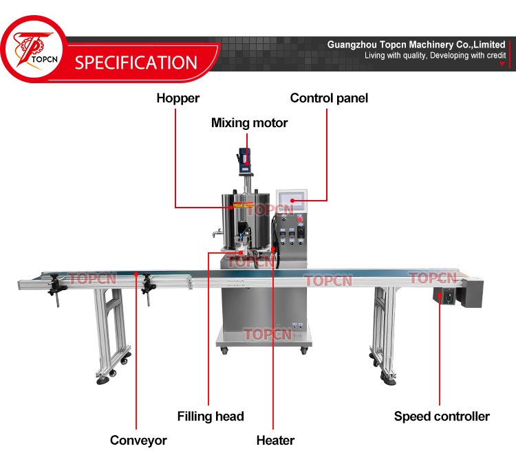 Thick paste automatic digital gar  liquid lip balm lipstick making machine  filling machine