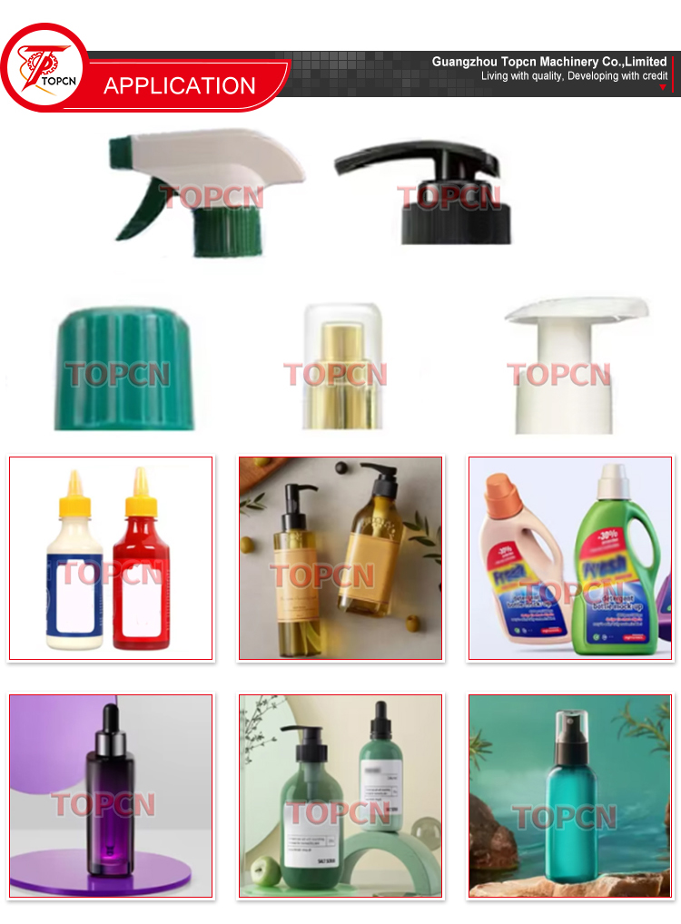 Automatic Glass Dropper Bottle Body Gel Cosmetic Spray Bottle Cap Screwing Capper Shampoo Capping Machine