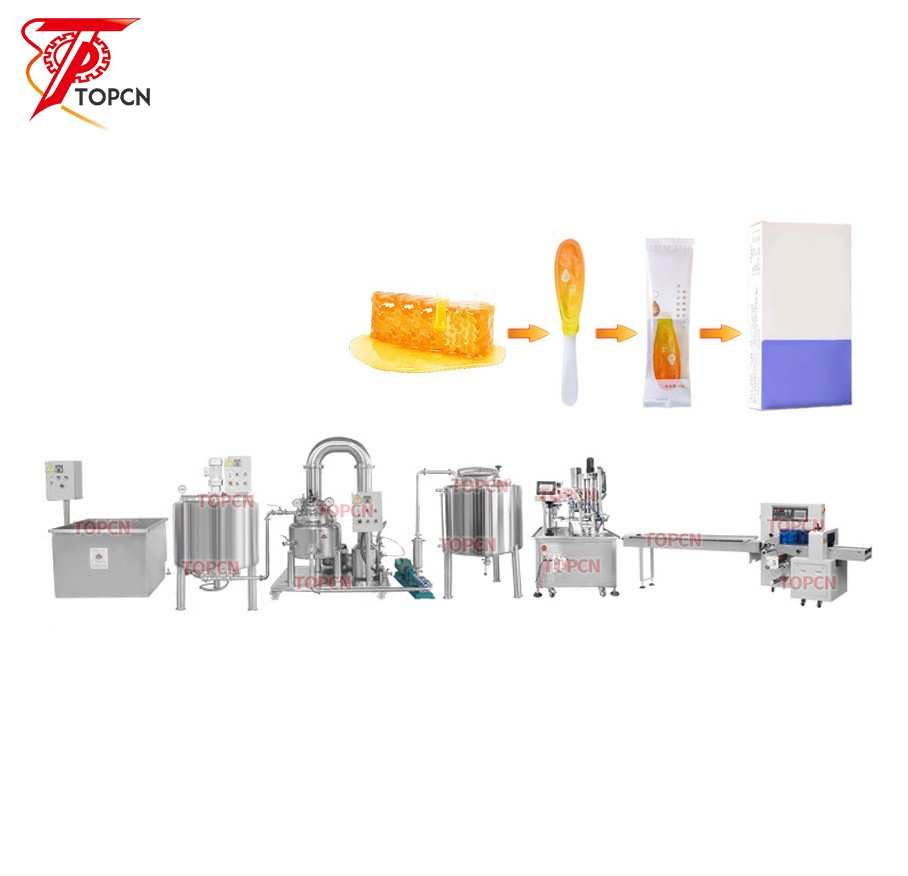 Honey Processing Equipment Honey Filtering Extractor Preheating Processing Packing Machines