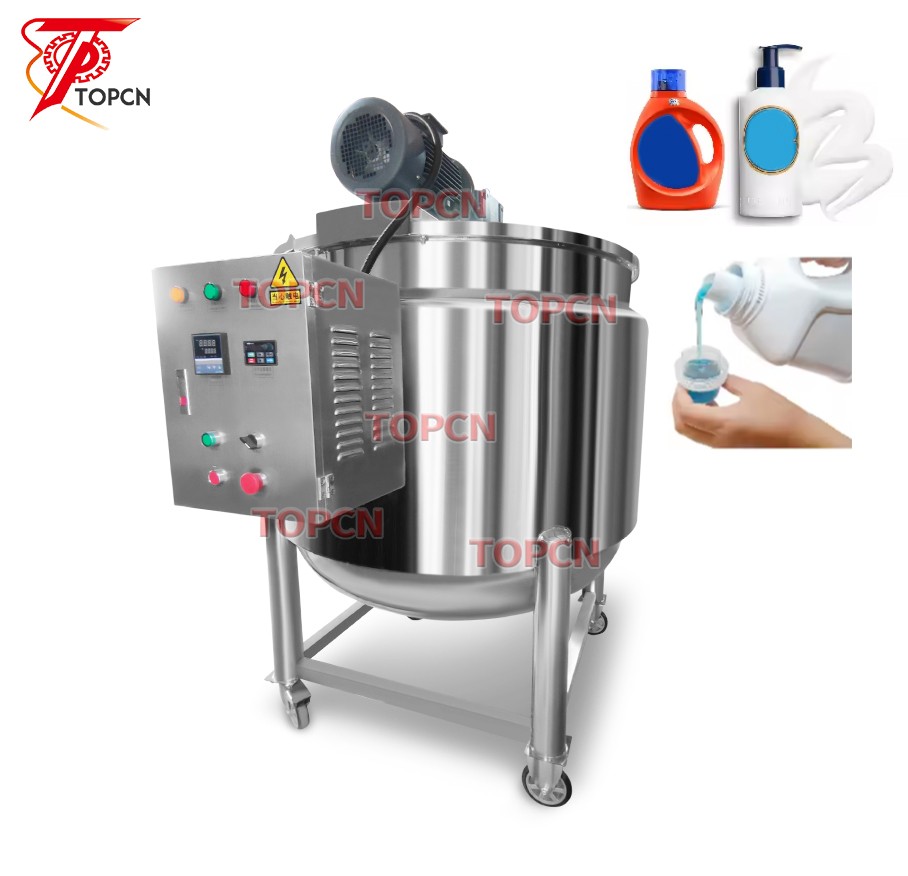 100L 200L 300L 500L 1000L laundry soap shampoo bar heating mixing production equipment industrial chemical cosmetics food mixer tank