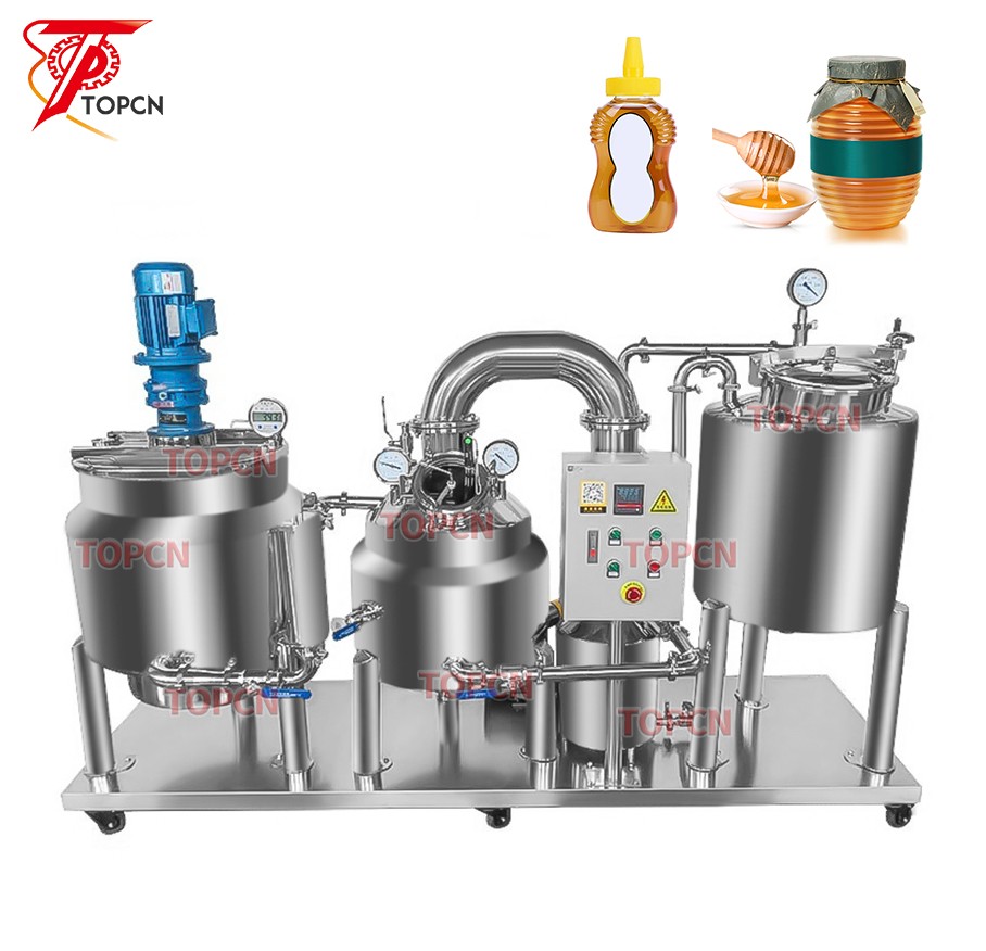 0.5 Ton Honey Preheating Mixing  Filtering Concentrating Machine Honey Processing Equipment