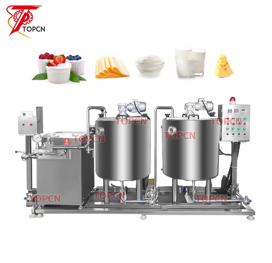 Fresh Milk Pasteurization Equipment Greek Yogurt Production Line Small Scale Yogurt Make Machine 