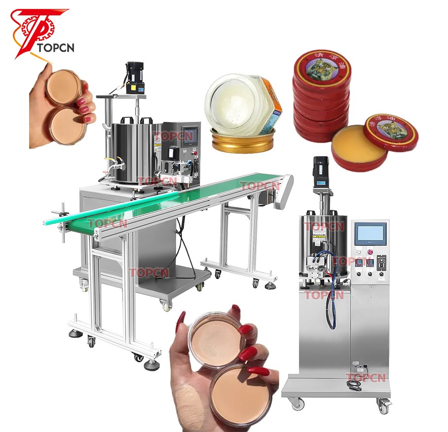 Thick paste automatic digital gar  liquid lip balm lipstick making machine  filling machine