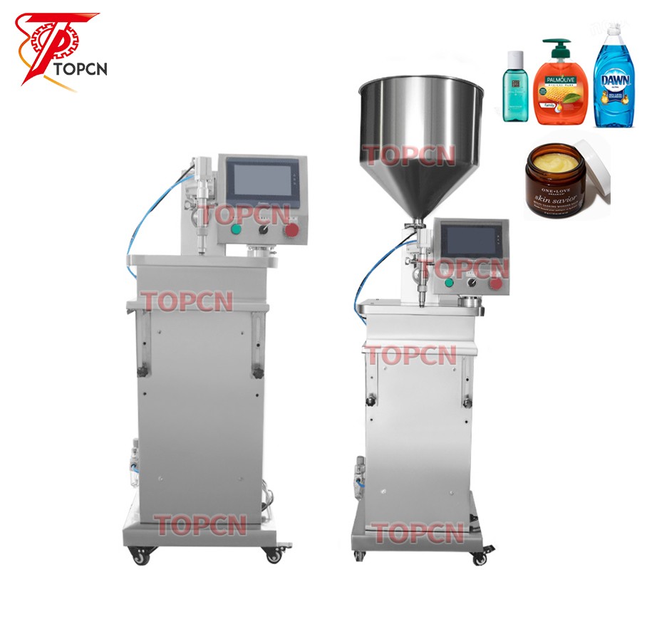 Automatic Desktop Single Diving Head 2000BPH Automatic Servo Gear Pump Filling Machine Manufacturing Plant 